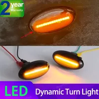 LED Light Side Marker Dynamic Fender Turn Signal For Peugeot Citroen C1 C2 C3 C5 C6 107 206 307 407 607 1007 Berlingo Jumpy