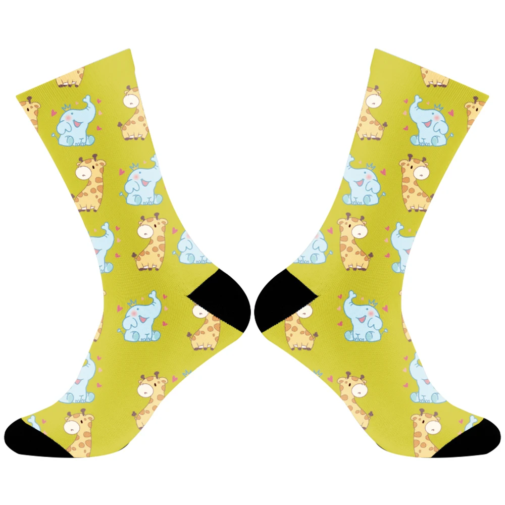 Chaussettes en coton pour Halloween, avocat, sushi, nourriture, mode, Harajuku, nouveau, art imprimé, mignon, hiver, 2024