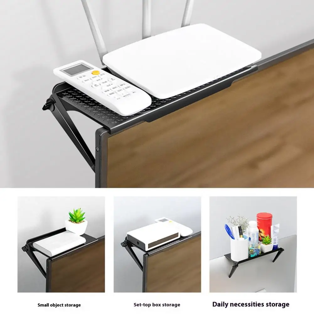 TV Shelf Monitor Screen Top Storage Shelf Strong Load-bearing Adjustable 2-leg Monitor Shelf Storage Rack