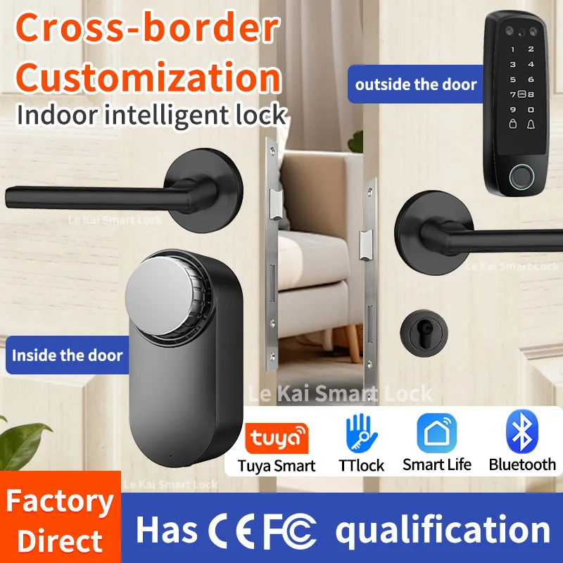 tuya-smart-rim-deadbolt-lock-3d-face-palm-vein-recognition-eu-standard-replace-round-ball-knob-lock-keyless-entry