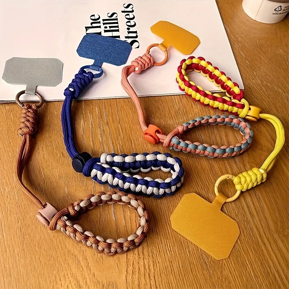 

Cute Mobile Phone Lanyard Hanging Decoration Can Be Carried Twist Rope Anti-loss Pendant Fashion Strong Wrist Short Straps Band