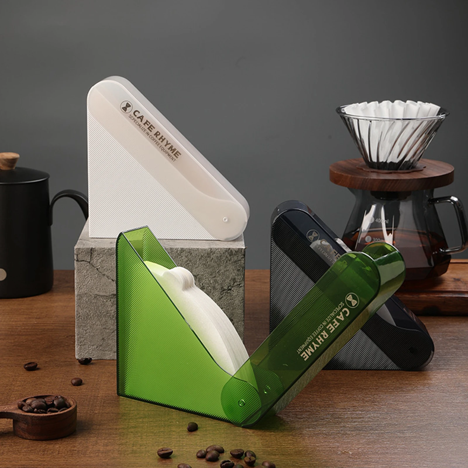 

Держатель для фильтров для кофе многоразовая полка коробка для хранения бумаги для кофе диспенсер для салфеток для офиса отеля дома кухни