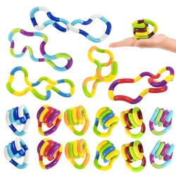 Jouets mentaires oriels de relaxation pour enfants et adultes, Corde Twist Fidget, Cercle arc-en-ciel à proximité, TDAH, Anlande, Charleroi, Se détendre, Mm, Focus, Cadeau fantaisie