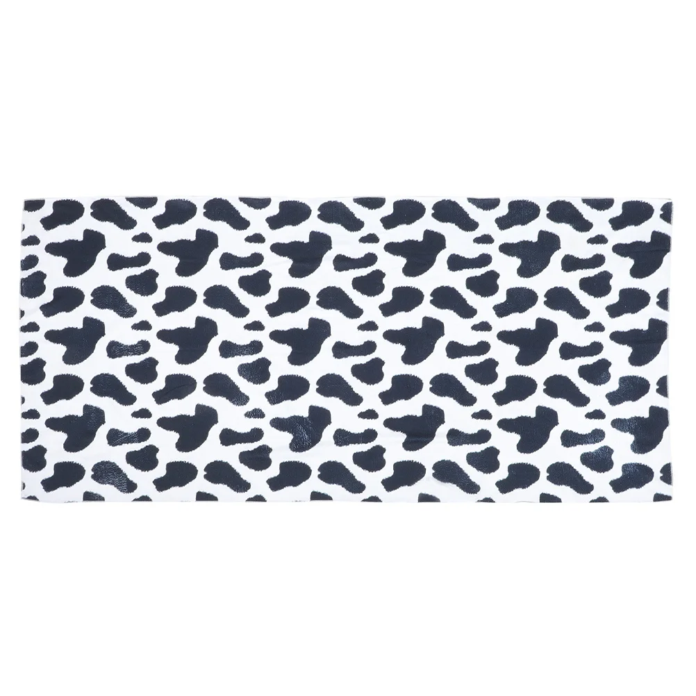 منشفة شاطئ كبيرة الحجم، منشفة حمام سباحة سريعة الجفاف، مطبوعة بشكل مرن، مريحة للسفر والسباحة والتخييم والمشي لمسافات طويلة وصالة الألعاب الرياضية واليوجا