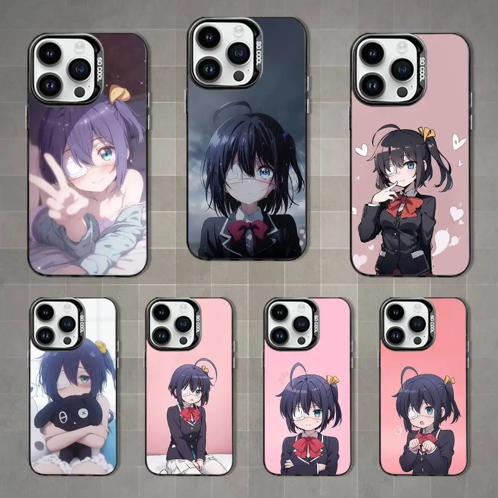 

R-Rikka Anime T-TakaNashi Phone Case For iPhone 17,16,15,14,13,12,11,Mini,Pro,MAX,XS Black Matte Shockproof Cover