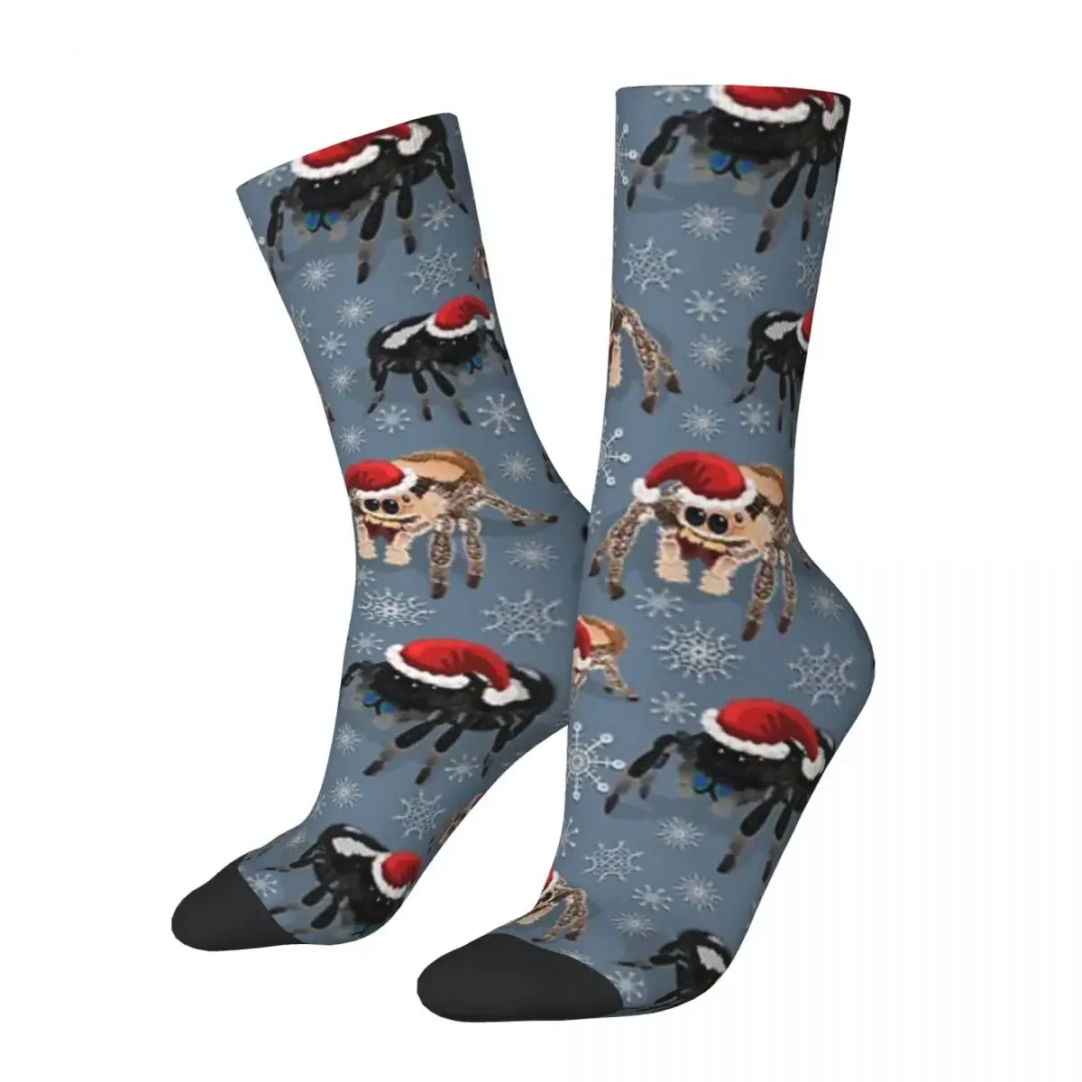 Holiday Regal Jumping Phidippus Regius Socks Harajuku High Quality Stockings All Season Long Socks for Man Woman's Gifts