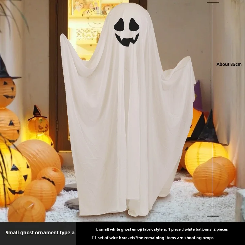 Halloween Cloak Cape Ghostes Hooded Cloak Cape Robe Ghostes Poncho Funny Cosplay Clothes Ghostes Costume Cape for Kids