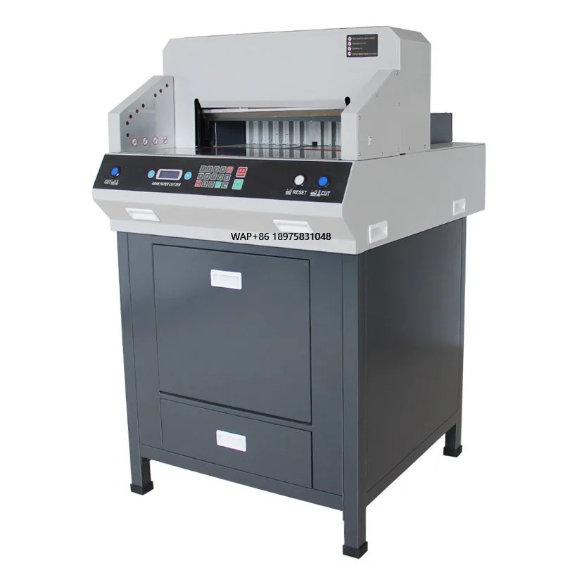 

480mm Automatic Post Printing Equipment Digital Paper Cutter Electric Automatic Guillotine Paper Cutting Machine 4808HD