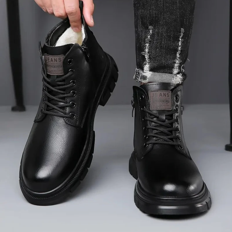 Men's new fashionable cotton Martin boots for men