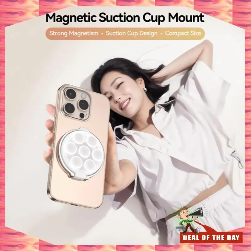 24-Hour Delivery Hands-Free Mirror Phone Grip Stand Magnetic Suction Cup Holder Multifunctional Waterproof For Iphone Android Sh