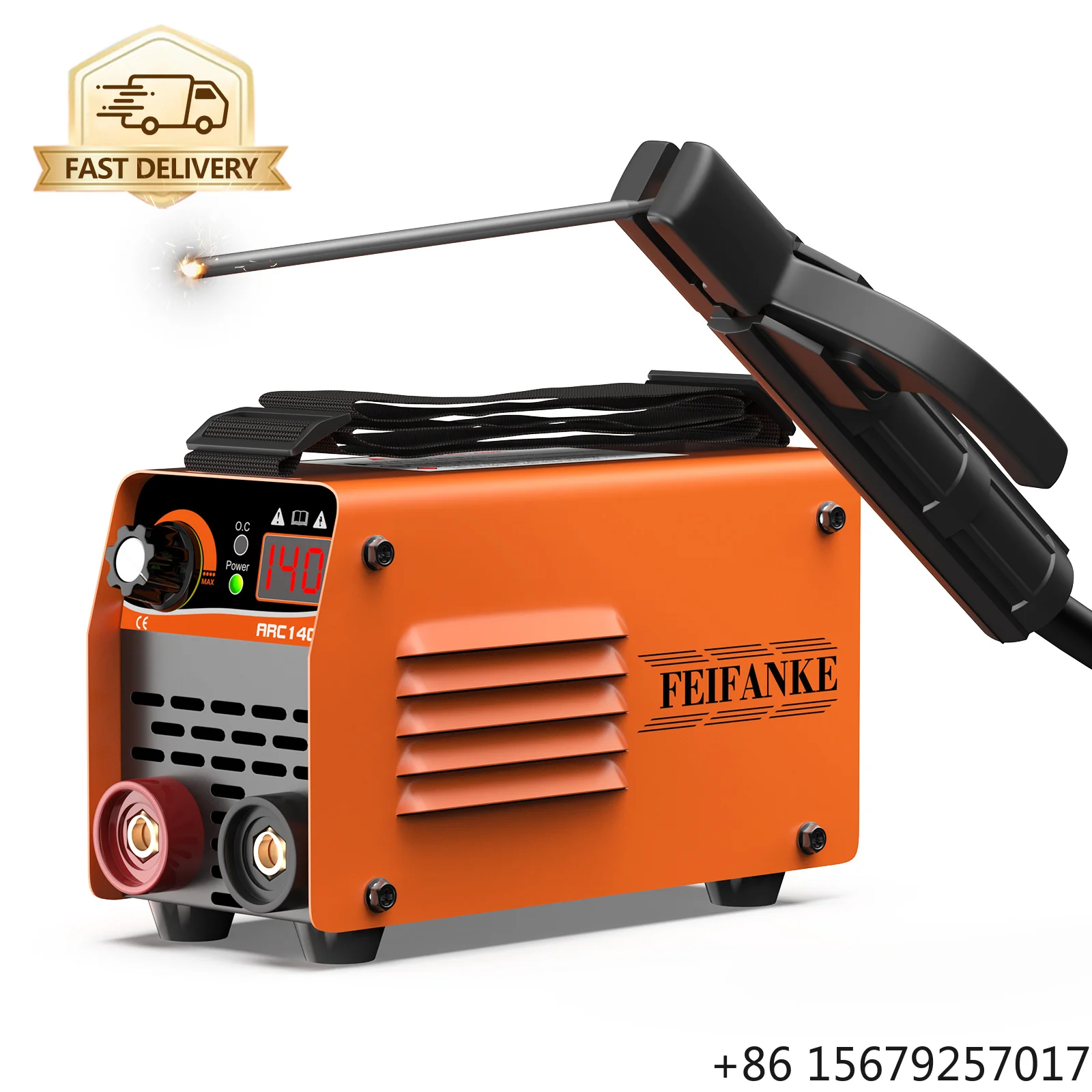 FEIFANKE ARC140-Mini New 3KG Ultra-Lightweight Portable 110V DC Motor IGBT Inverter Stick Welder 140A DC Welding Machine