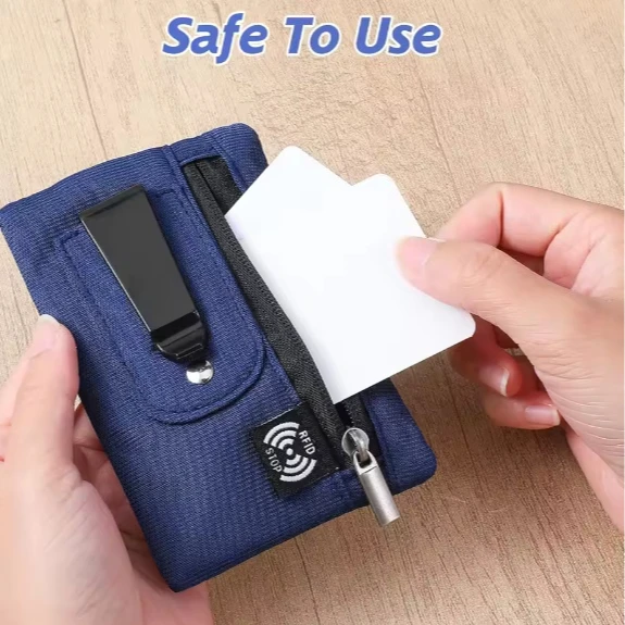 Travel Storage Pouch with RFID Protection, Discreet Design to Keep Cash Cards Safe, Universal Portable Anti-Scan Pouch