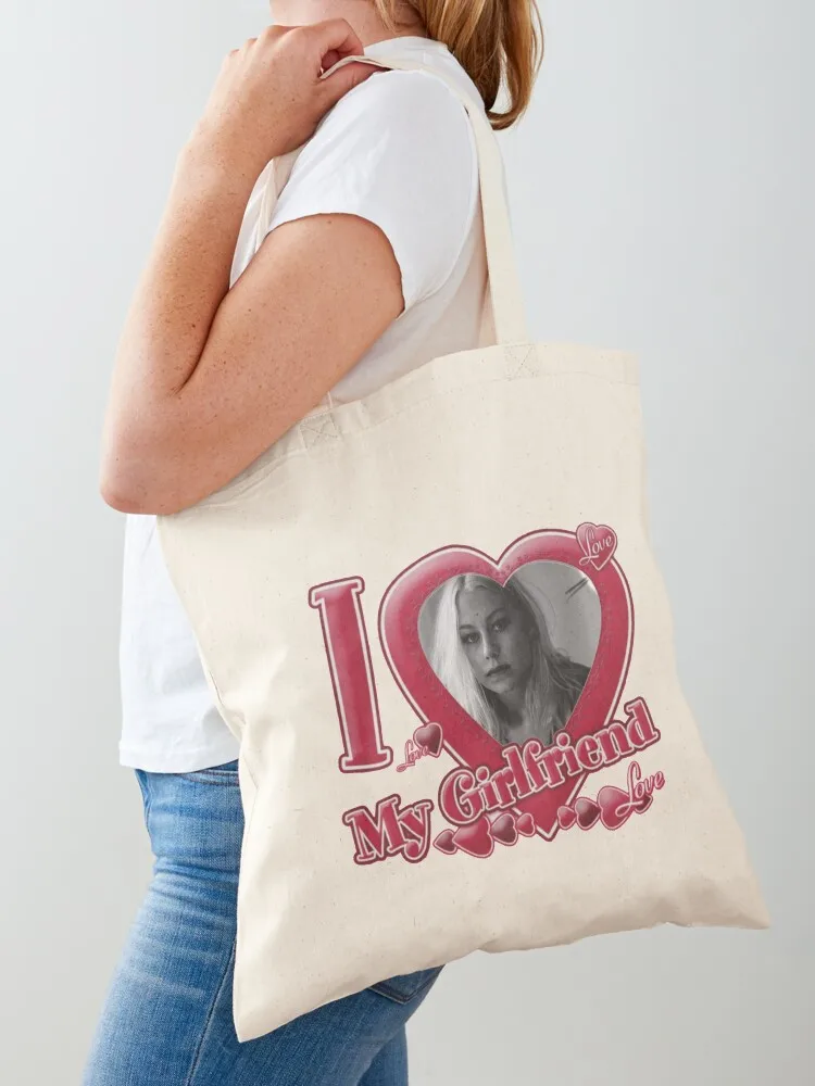 

Phoebe Bridgers Face Artwork Tote Bag tote bags men bags woman 2025 shopping trolley bag Canvas stote bag