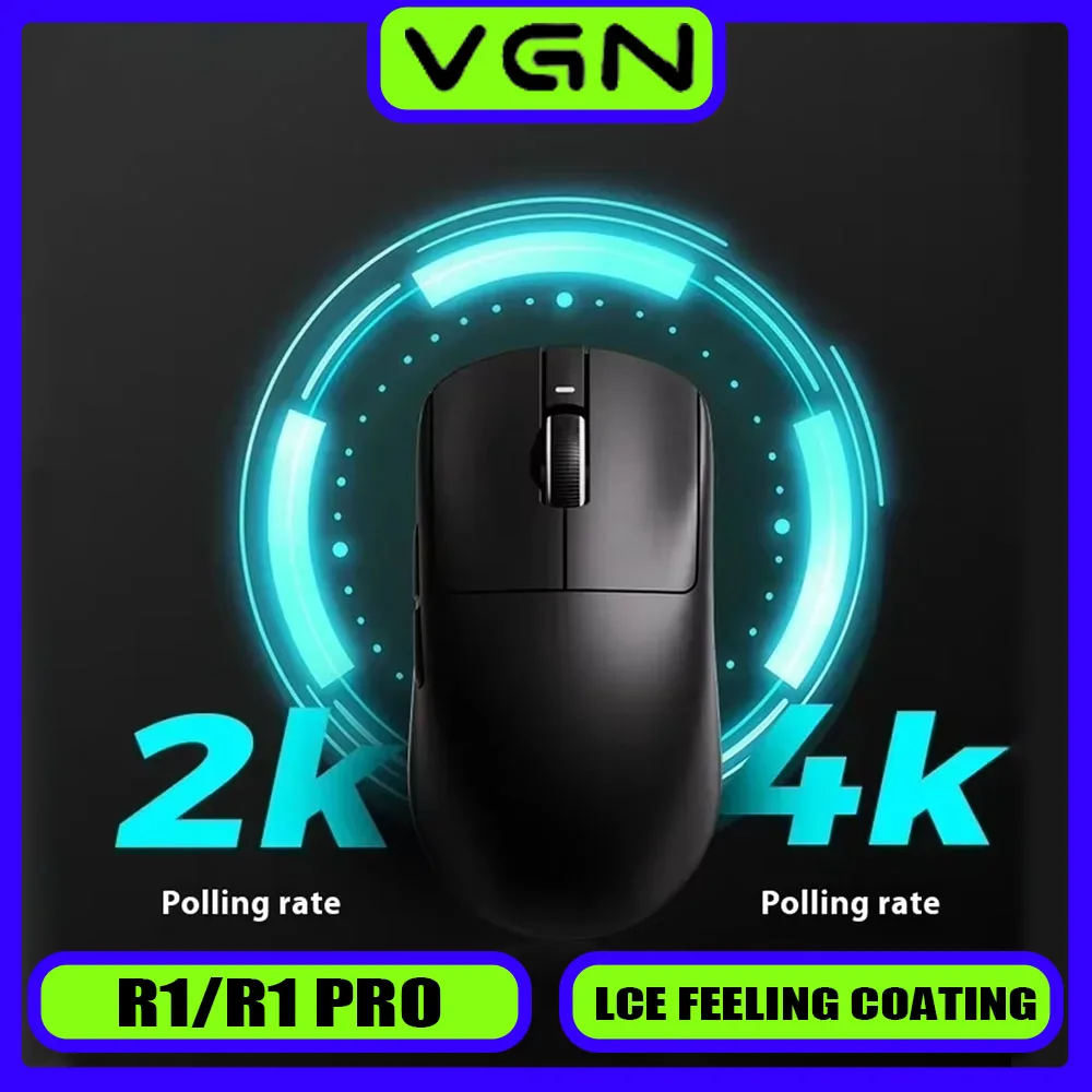 

VGN VXE Dragonfly R1 Wireless Mouse PAW3395 Smart Speed X Low Latency Nordic 52840 Gaming Mouse 2KHz FPS Office Mouse