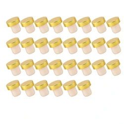 30Pcs Champagne Rubber Bottle Cap Cover Wine Stopper Kitchen Bar Supplies T-Shape Bottle Sealing Plug Bar Beer Cork