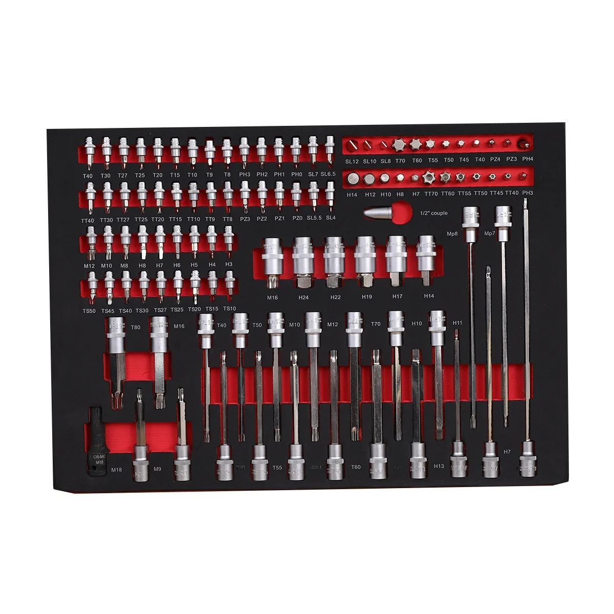 Auto Repair Combination Set of Auto Repair Wrench Tools Eva Set Socket Car Repair Multi-Functional Set