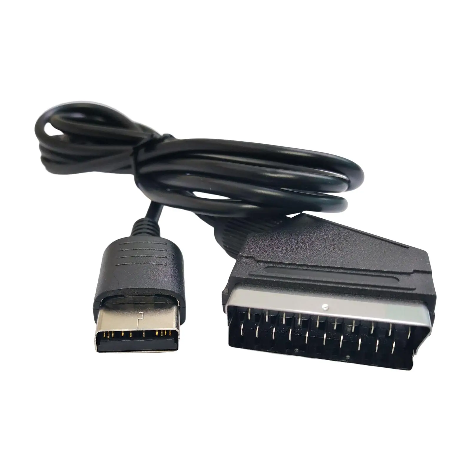 SCART Cable SCART Wire Cable RGB with Cable Portable Sturdy 1.8M Length Compact