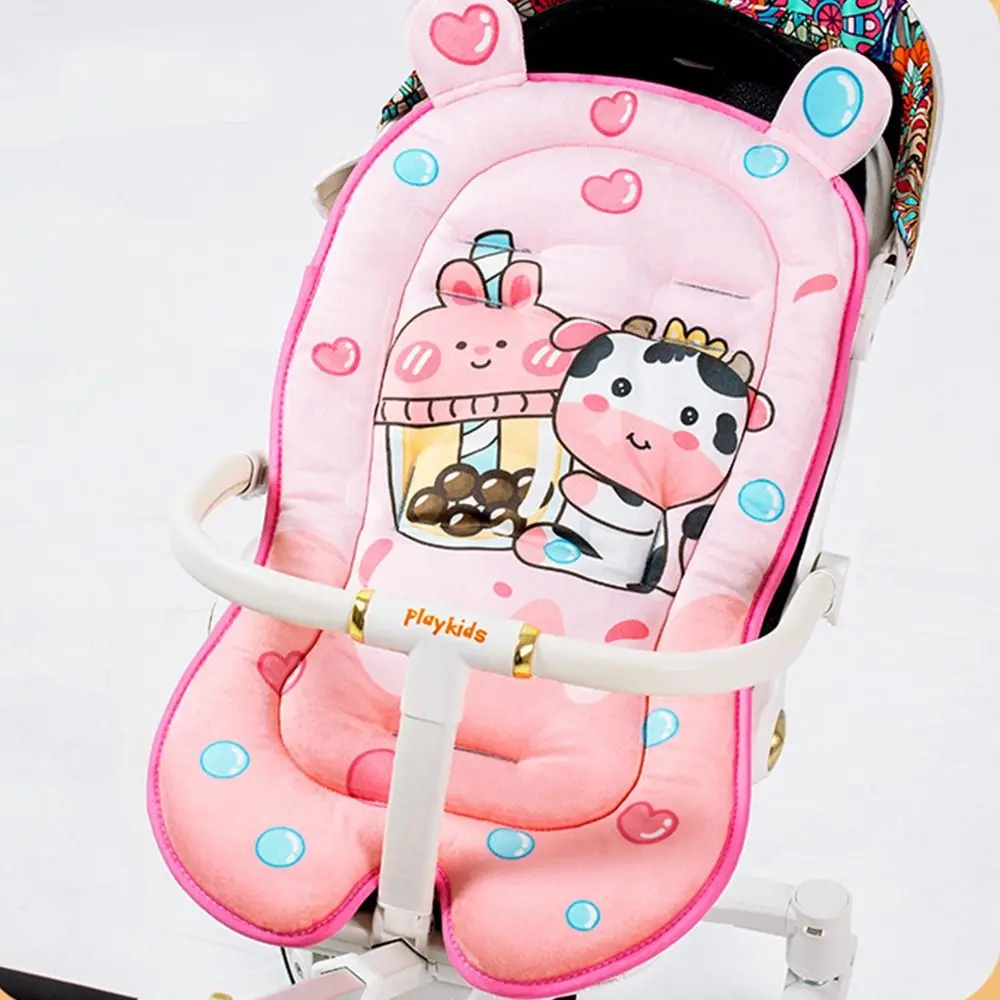

Duck Baby Seat Cushion Dinosaur Animal Seat Liner Trolley Mattress Baby Stroller Cushion Pushchair Car Mat Stroller Accessories