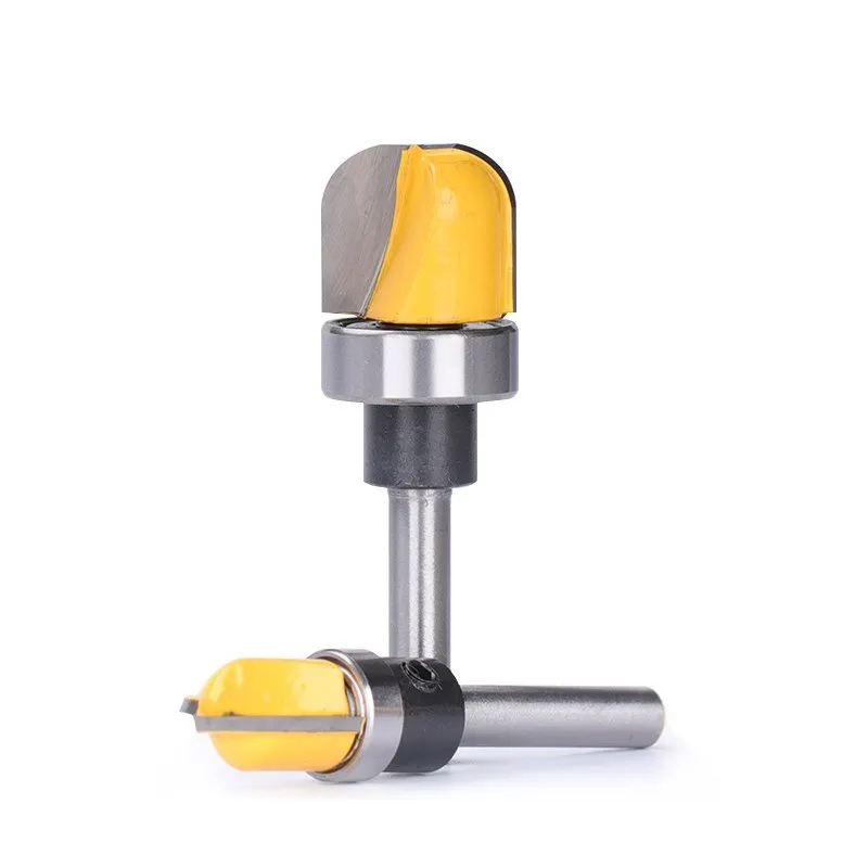 6/8/6.35MM Shank Wood Router Bit 1/2-3/4 Diameter Bowl & Tray Router Bit Round Nose Milling Cutter for Woodworking Tool