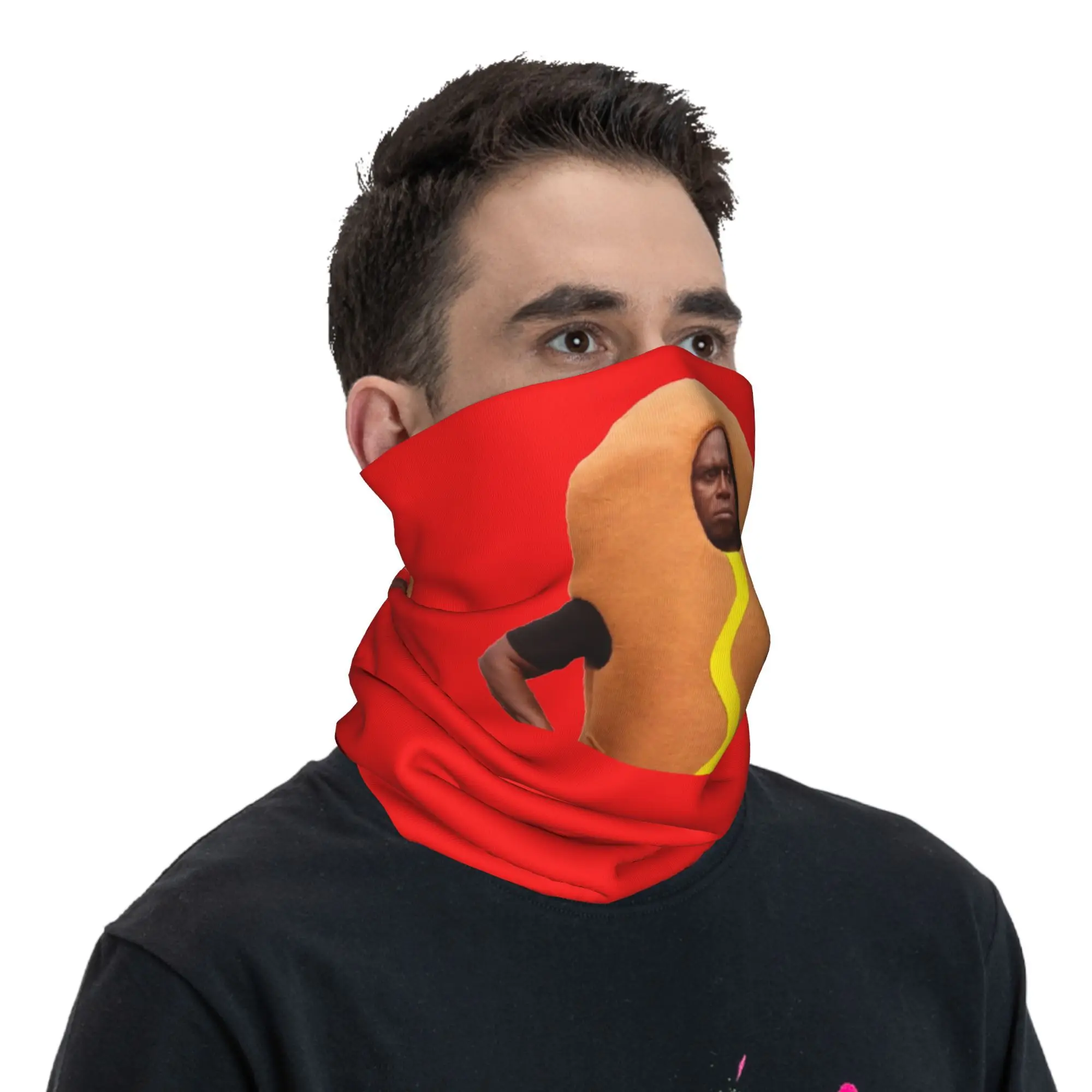 كابتن ريموند هولت - هوت دوج باندانا غطاء الرقبة قناع مطبوع وشاح متعدد الوظائف قناع الوجه الرياضة في الهواء الطلق للجنسين الكبار