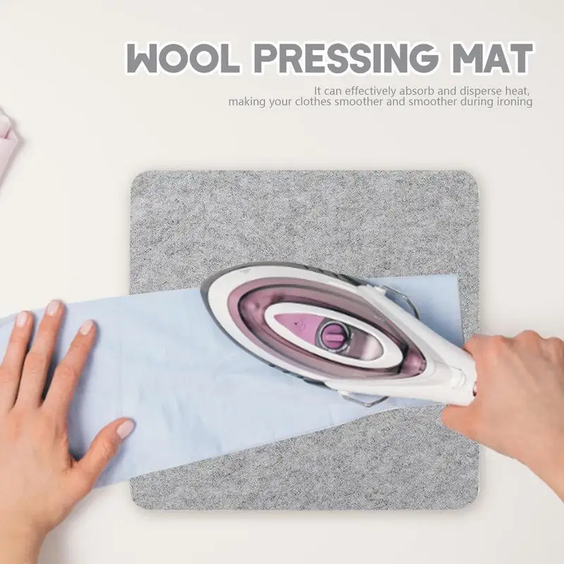 Wool Ironing Mat For Quilting Wool Felt Ironing Protective Pad High Temperature Pressing Pad Sewing Accessories Clothes DIY