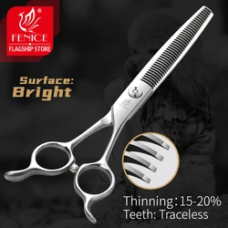 Fenice 6.5 inch Professional Dog Grooming Shears Pet Thinning Scissors for Dogs Hair