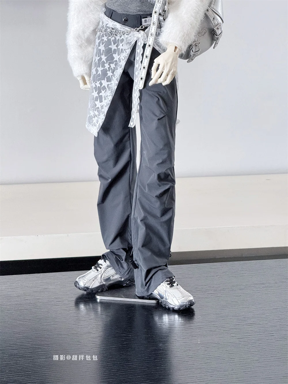 BJD Doll Shoes Toy ID75 Soft Soled Sports Black White Boys Girls Exercise Handsome Sneaker Casual Shoes Girls Doll Accessories