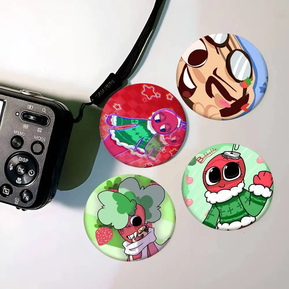 D-Dandys World Meme Astro insignias redondas exquisitas broches de insignia pines creativos para ropa sombrero mochila accesorios de regalo S