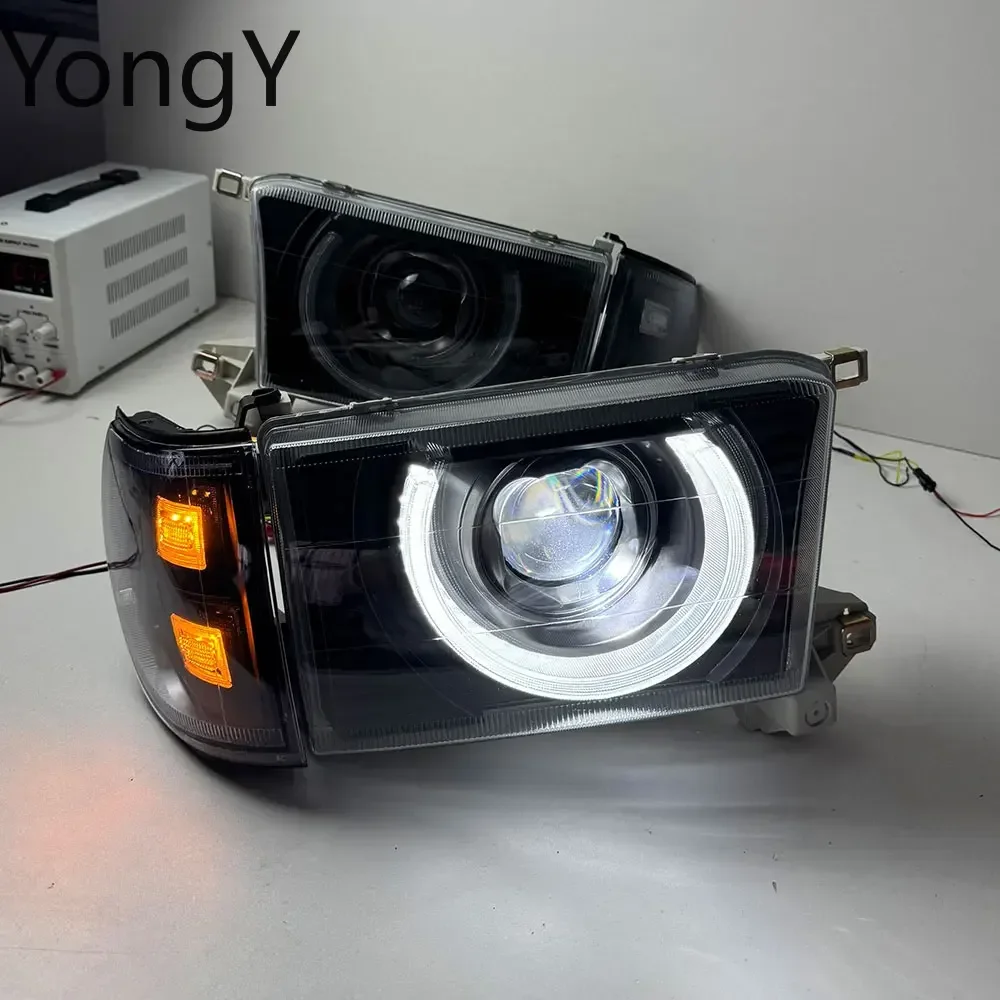 2PCS Car LED Headlamp For Toyota Hilux Surf KZN185 1996 1997 1998 1999 2000 2001