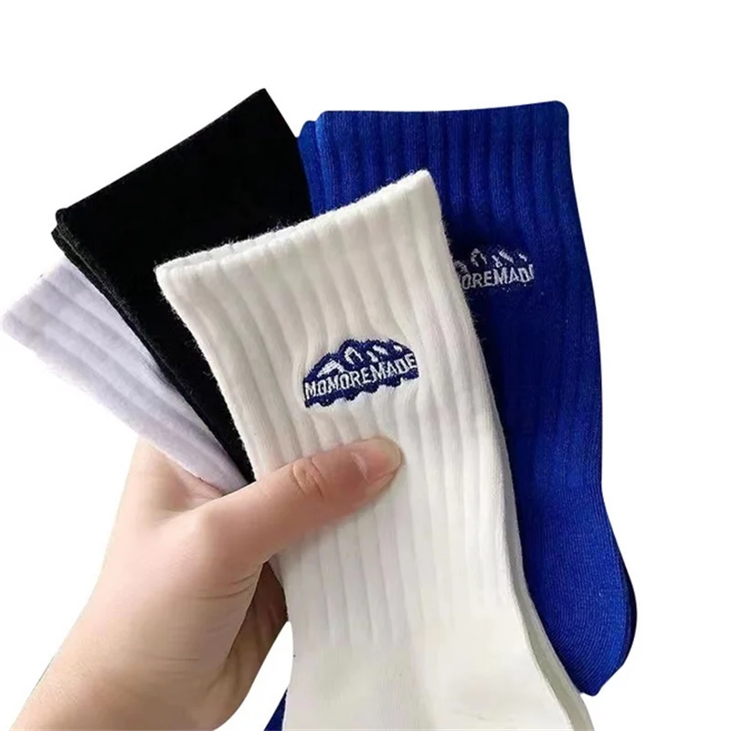 Summer 5 Pairs Thin Men\'s Sports Sock Socks For Men Women Couples Women\'s Socks Versatile Medium Length Socks Student Socks