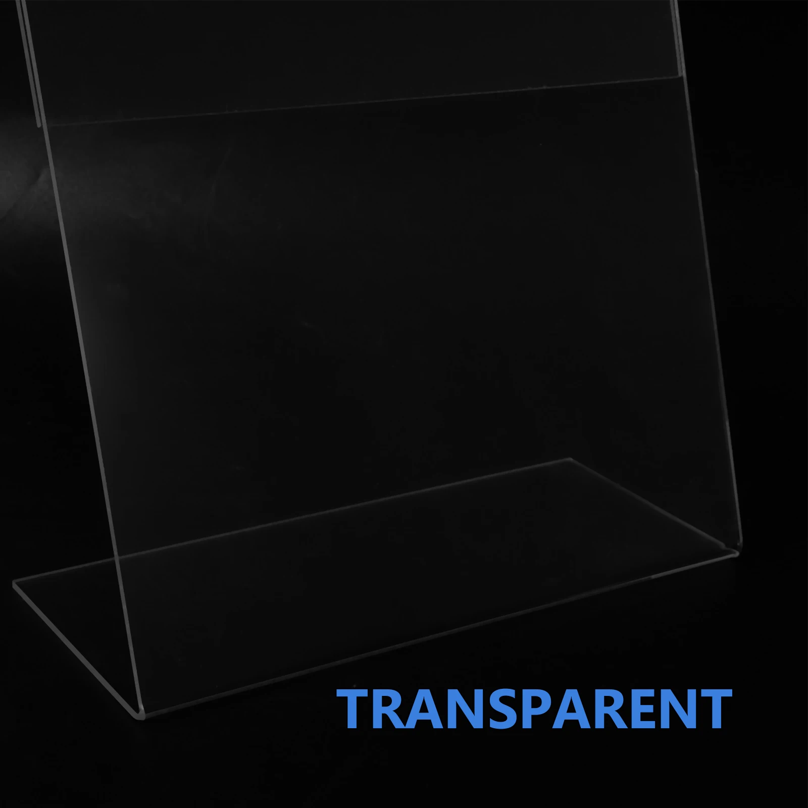 

Acrylic Table Sign Holder A4 210x297mm Clear Display Stand for Menu Card Events Cafes Restaurants Parties Weddings