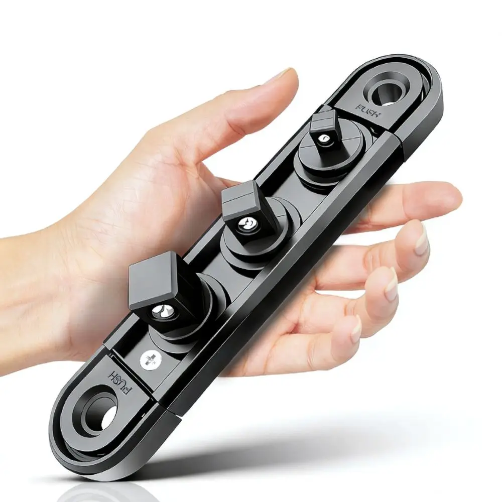 For For Yunbei Magnetic Socket Organizer Rack Stainless Steel Tool Holder Tray Garage Workshop Storage Rail Stand Compact System