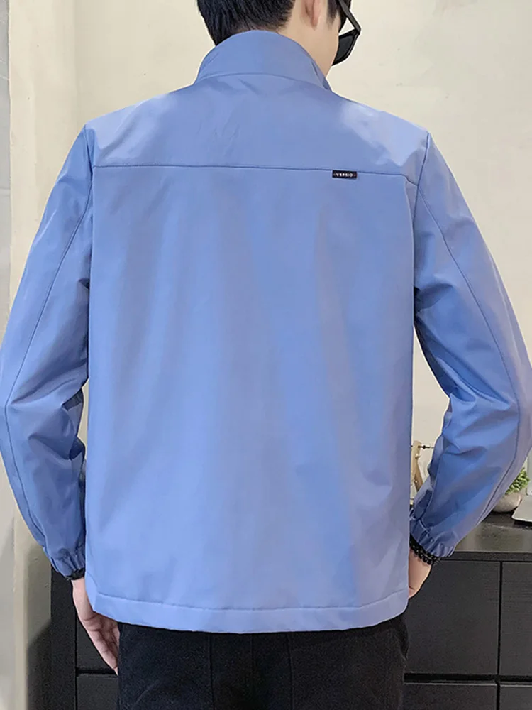 

Faionable повседневная мужская куртка Jaet, осенняя новинка, ветрозащитная подставка из полиэфирного волокна, подходит для городского сна, на молнии, Long Sve