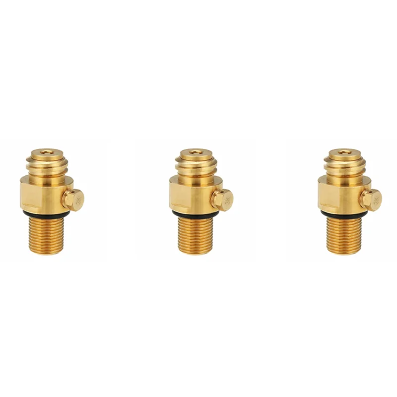 3X M18X1.5 Refill CO2 Valve Adapter Thread Converter Replacement For Sodastream-A68E