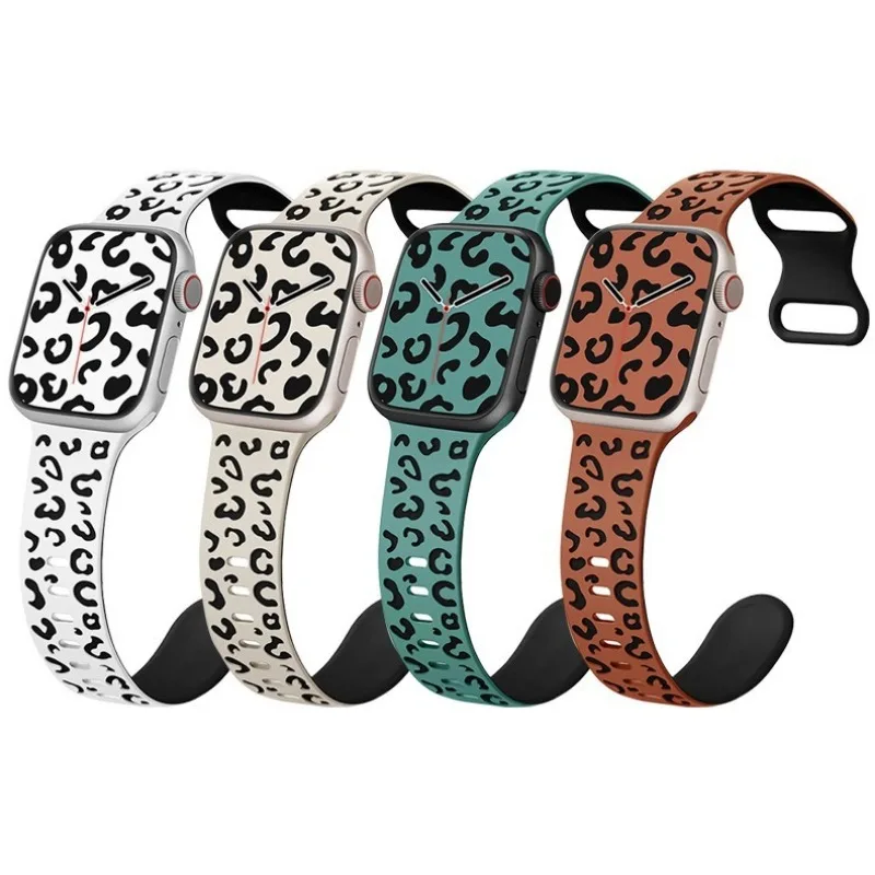 Apple Watch用刻印シリコンブレスレット,iwatchシリーズ9, 7, 8,5,4,3,44mm, 42mm, 40mm, 41mm 6、se、ウルトラストラップ