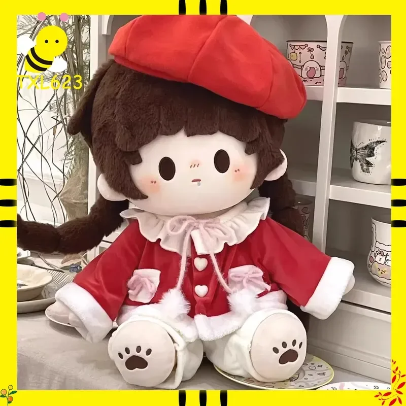 New 40cm Cotton Doll Dress Up Sweet Sitting Posture Doll Replacement Doll No Attribute Set Replaceable Doll Clothes Hot Selling