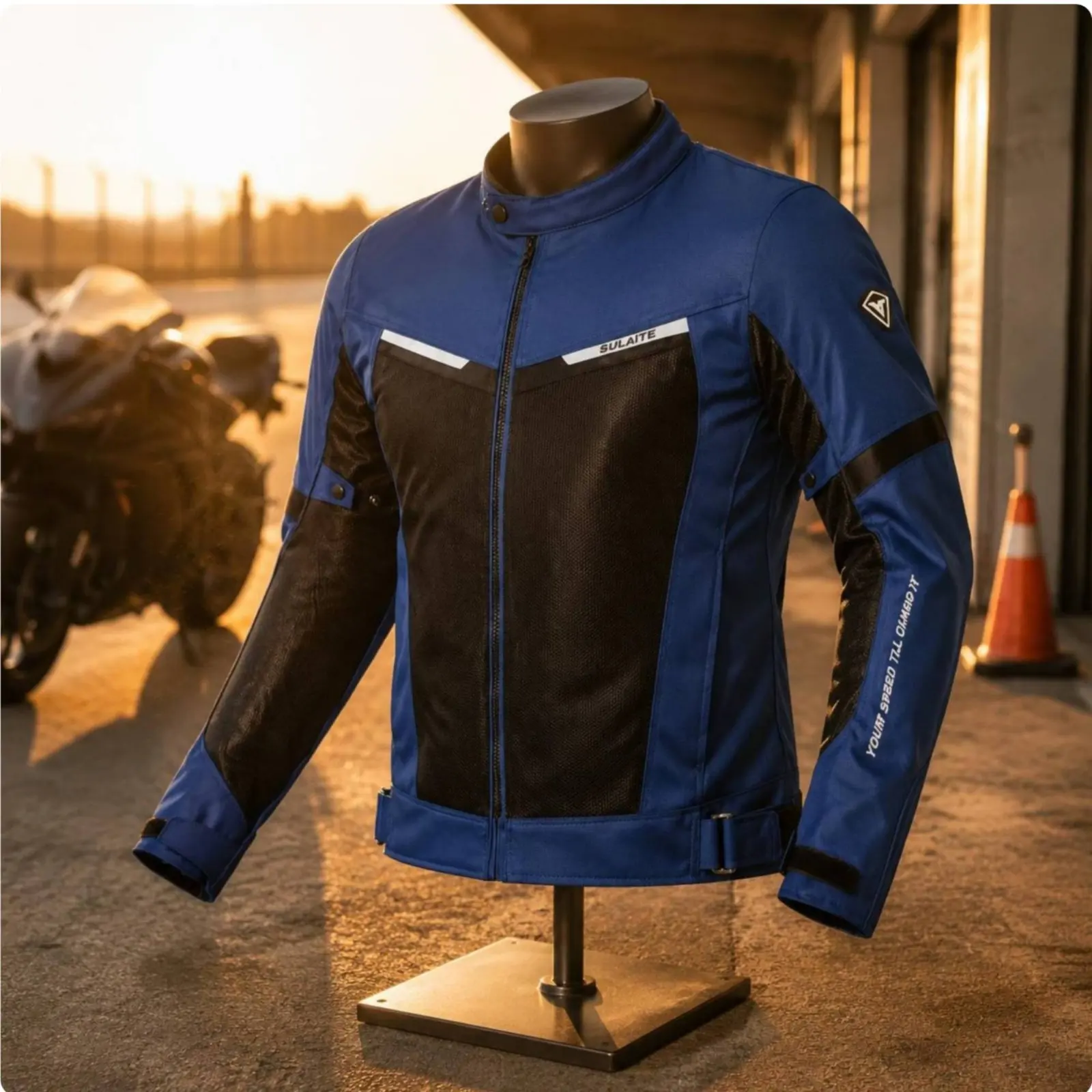 

Mesh Motorcycle Jacket Breathable Summer Riding Jacket Safety Gear Ventilation System Adjustable Fit for Riders