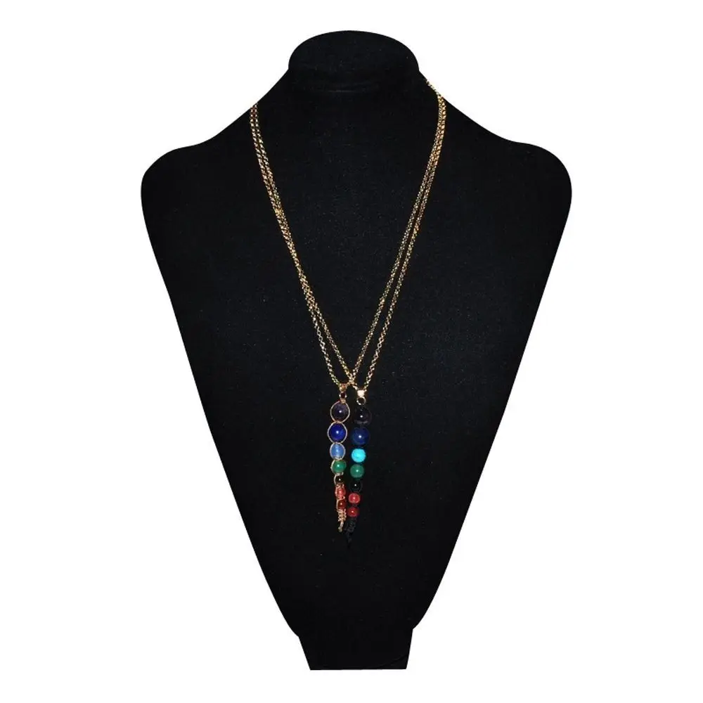 Choker Fashion Yoga Charm Natural Women Bead Beadnecklace Pendant Necklace Pendant Necklace image 3