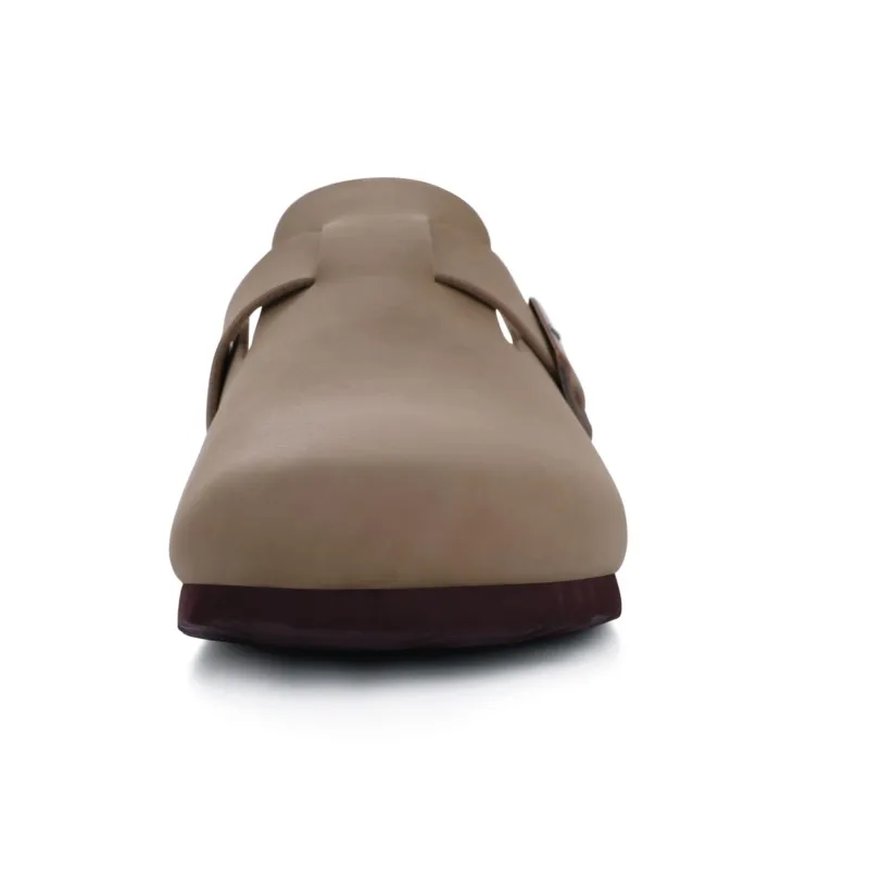 Crestar Summer Clogs Slippers For Women Men Fashion Potato Shoes Leather Cork Footbed Mules With Arch Support Unisex Beach Shoes image 5