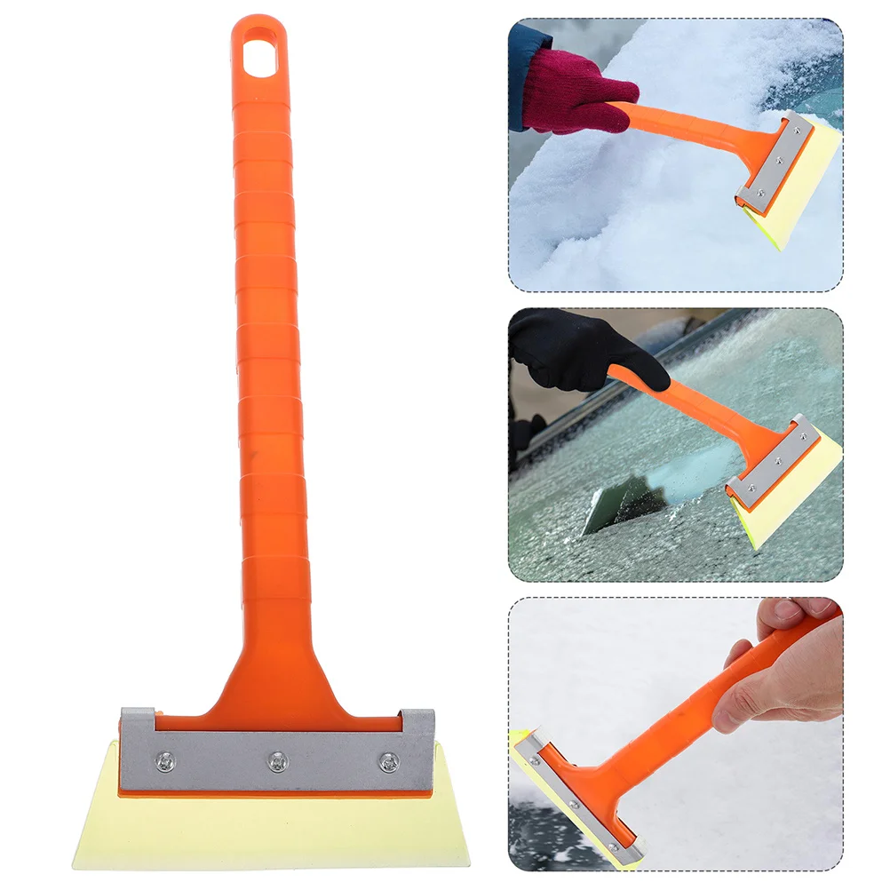 

2 шт., автомобильный скребок для удаления снега, с длинной ручкой, скребок для льда, щетка для снега, двойного назначения, зимние автомобильные аксессуары, скребок для льда, зимний инструмент