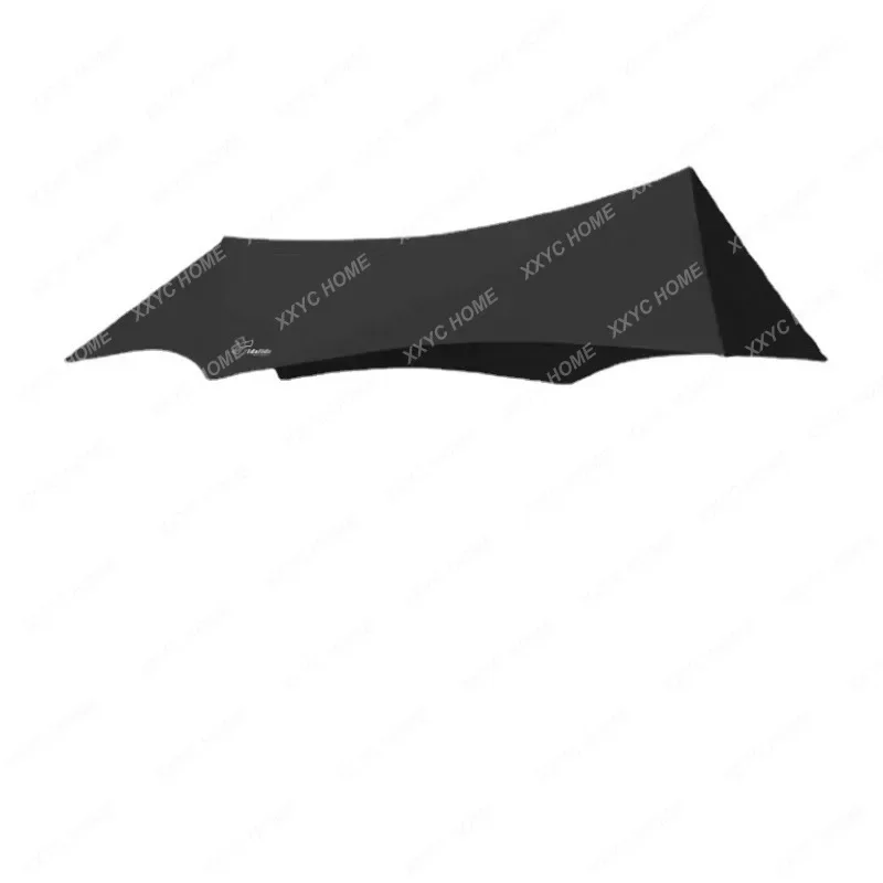 Outdoor Camping Sunshade Vinyl Hexagonal Canopy Diamond Uv-Proof Black Windproof Butterfly Array