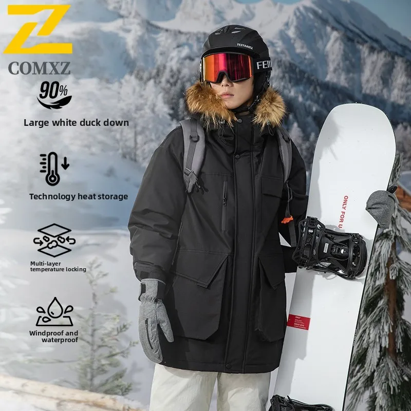 سترة رجالي عالية الجودة، سترة صلبة لتسلق الجبال في الهواء الطلق، مقاومة للرياح، معاطف متينة قابلة للفصل، سترة شتوية خفيفة الوزن #4