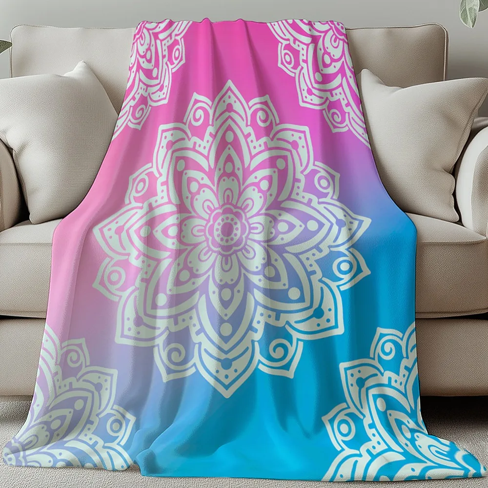 

Rectangle Velet Blanket for Household Items Decoration Supplies Floral 150x130cm