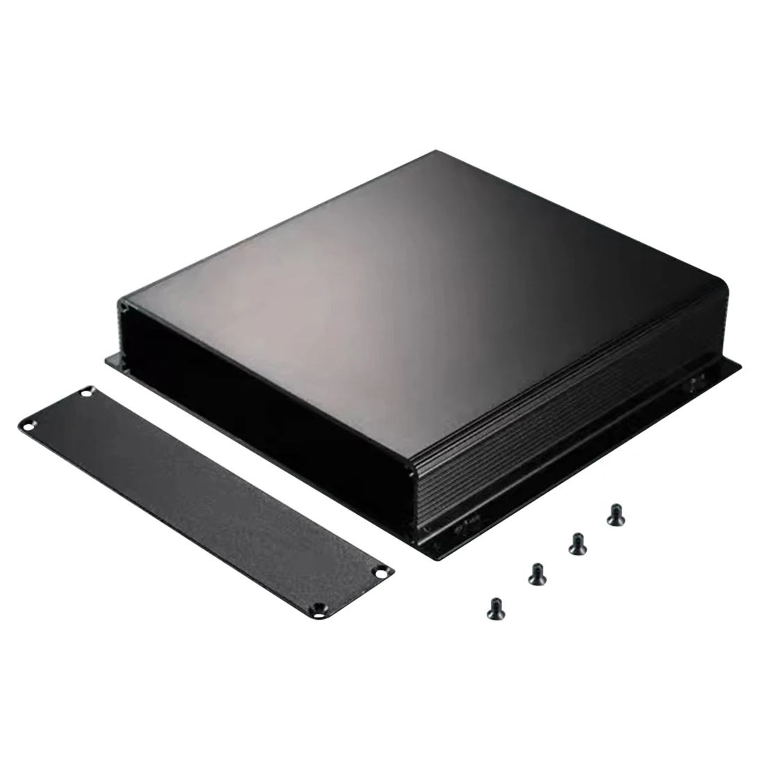 알루미늄 인클로저 하우징 프로젝트 박스, PCB 쉘, 블랙, 골든, 맞춤형 DIY, 155*32mm, 1PC, 신제품