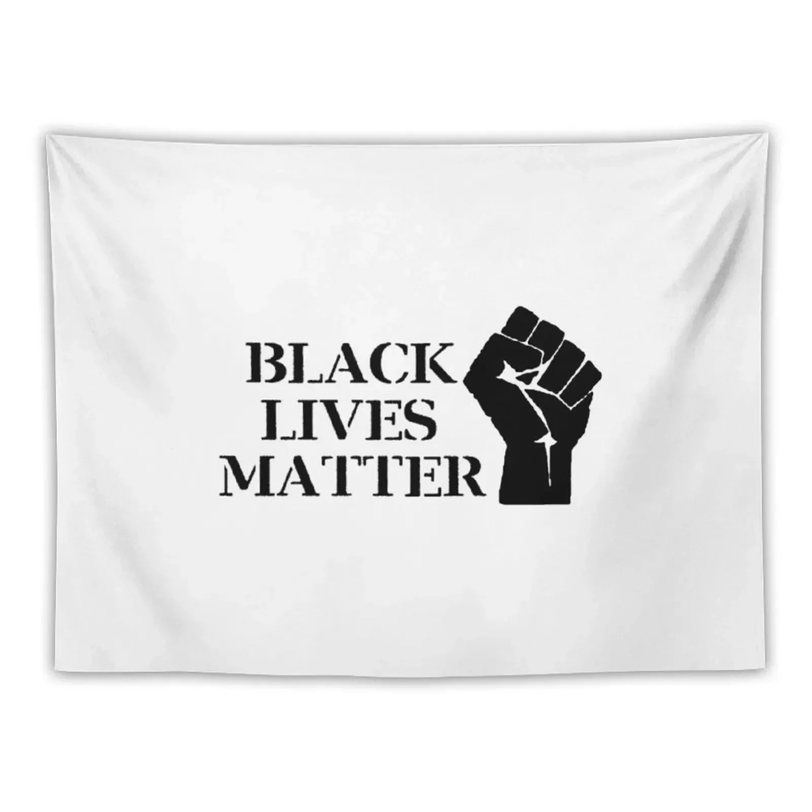 Black Lives Matter - Raised Clenched Fist Tapestry Carpet On The Wall Decoration Wall Tapestry