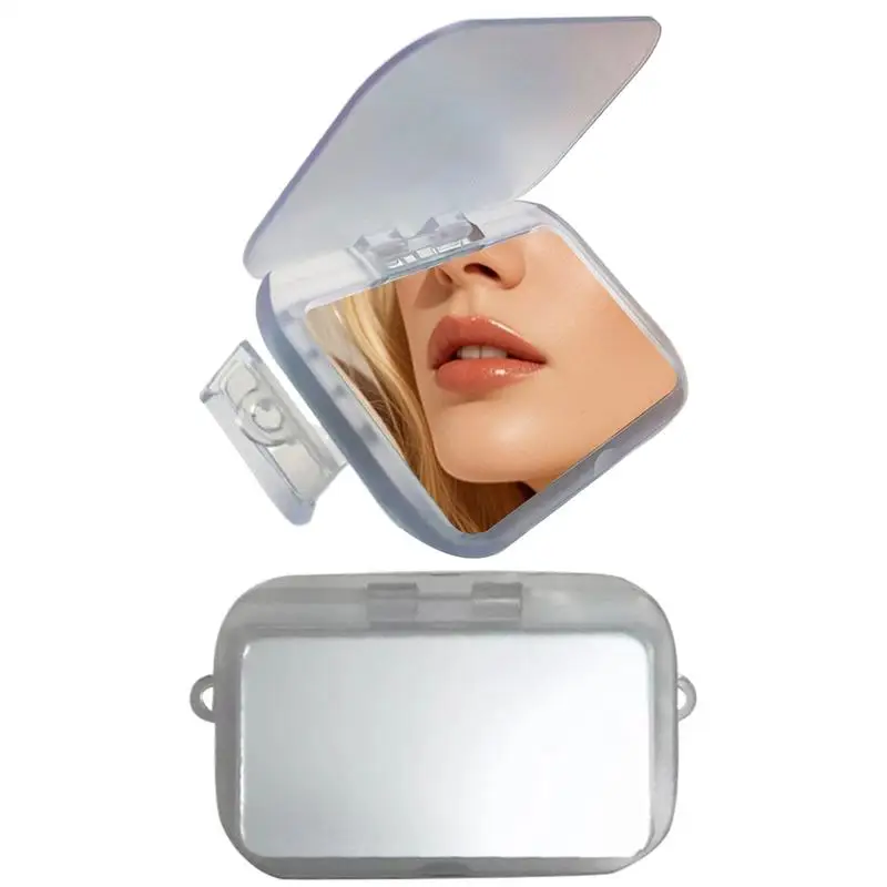 Phone Mirrors 2Pack Makeup Mirrors Cell Phone Stands Selfie Reflector With Cover Cell Phone Mirrors Clip Selfie Mirrors For