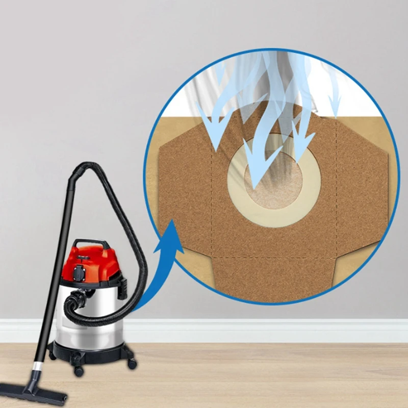 A26T-20L กระดาษฝุ่นสําหรับ Einhell BT-VC 1250 S/INOX 1250S เปียกและแห้งเครื่องดูดฝุ่นถุงขยะสูญญากาศถุงกรอง