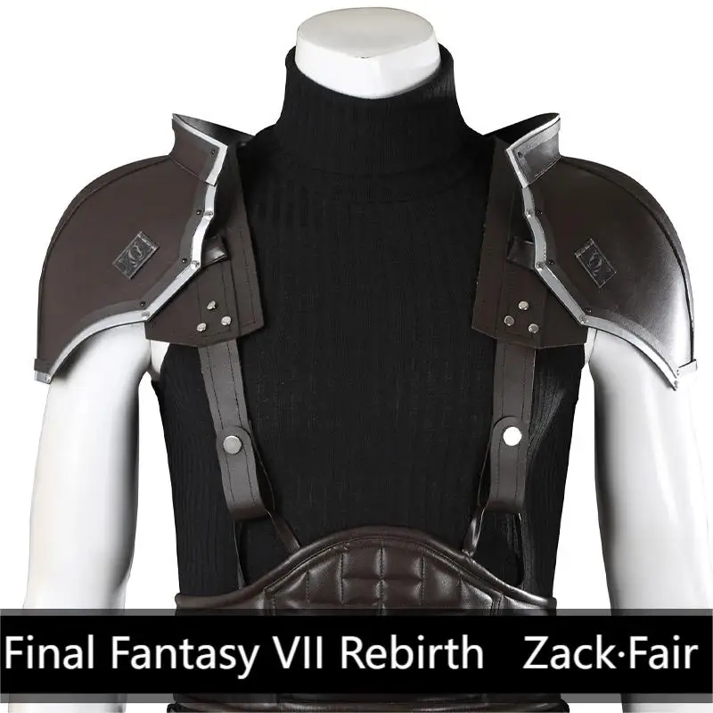 Traveler-cos Final Fantasy VII Rebirth Zack Fair Suit Cosplay Costume Uniform Halloween Role Play Outfit Full Set