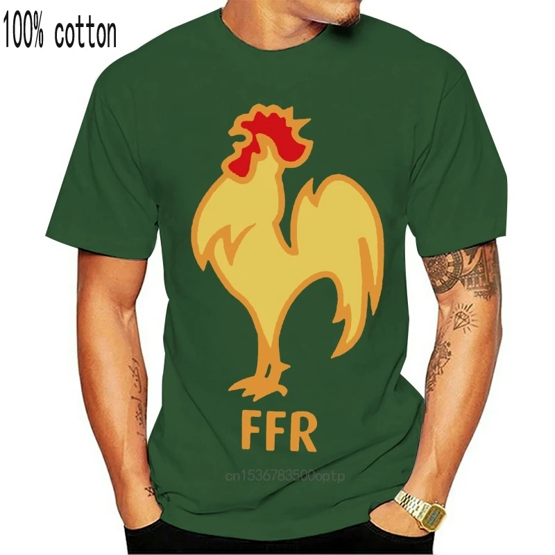 Men T shirt 100% Organic Cotton s France Rugby Summer Tee Z137U funny t-shirt novelty tshirt women