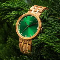 BOBO BIRD-Montre-bracelet à quartz de luxe pour femme, montre-bracelet personnalisée pour femme, montres en bois pour femme